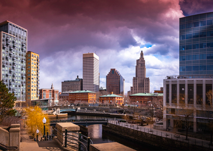 providence rhode island downtown skyline