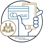 graphic representing payment portals for use by citizens