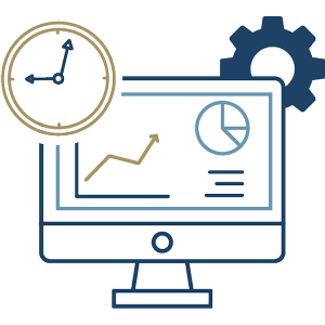 dashboard for real-time financial tracking graphic